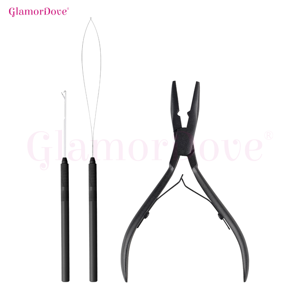 Fishing Pliers - GlamorDove Kit d'outils d'extension de cheveux