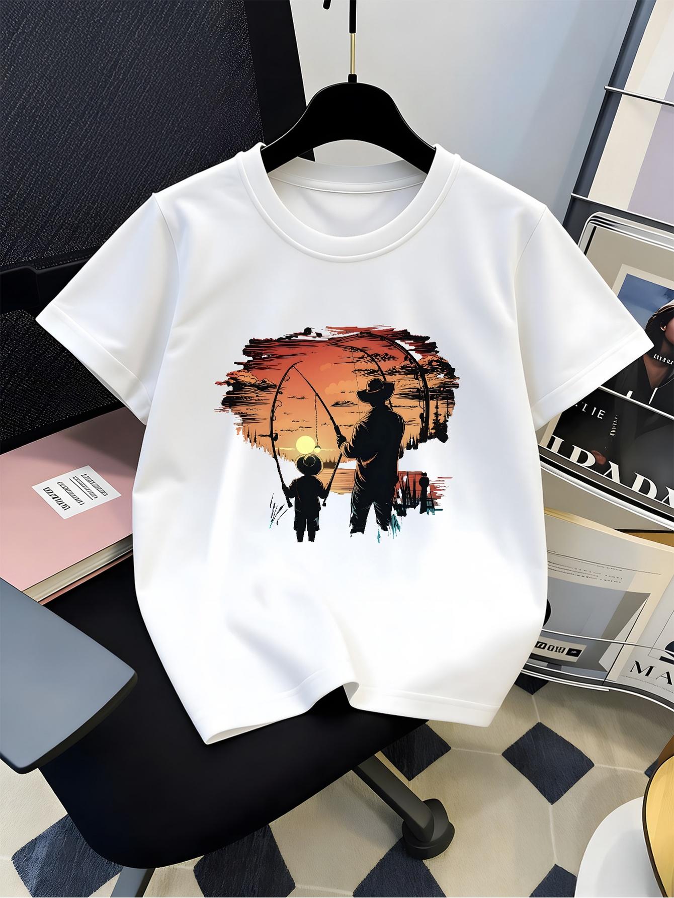 Fishing Equipment Kids - T-shirt graphique à manches courtes avec