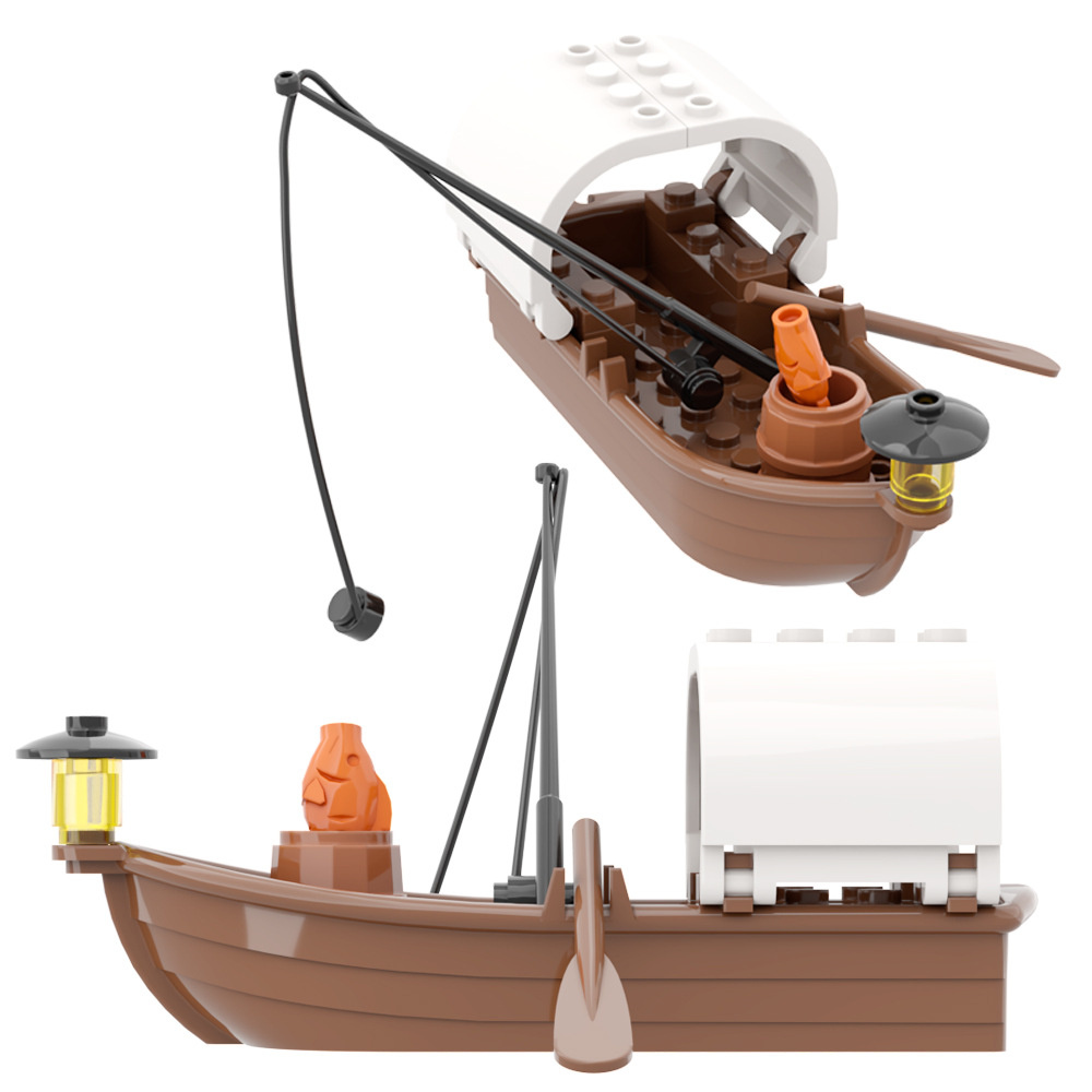 Fishing Equipment Kids - Bateau pirate médiéval créatif de la