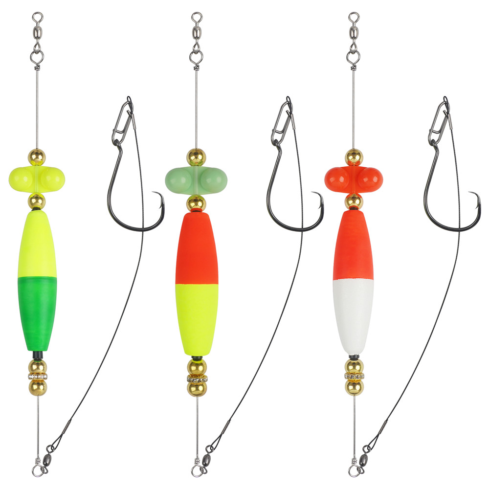 Fishing Equipment Shop - Kit de 3 hameçons flottants pour