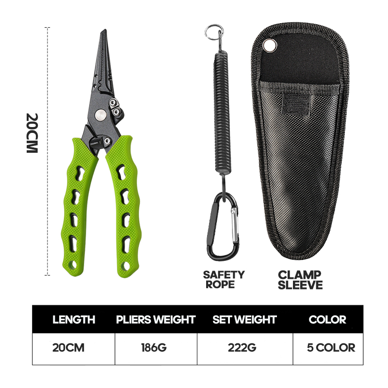 Pince de pêche TAIYU 5 couleur - Fishing Pliers avis et prix