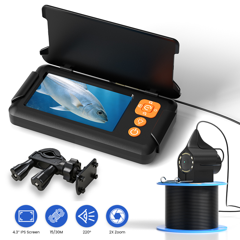 Caméra de pêche avec écran 4,3 - Underwater Fishing Camera avis et prix