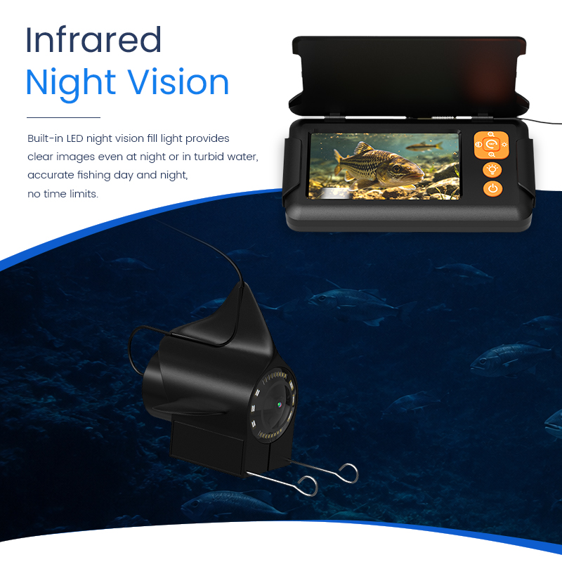 Caméra de pêche avec écran 4,3 - Underwater Fishing Camera avis et prix