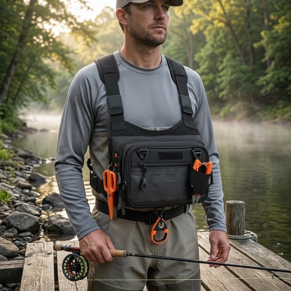 Sac à dos de poitrine pour la  - Fishing Pliers avis et prix