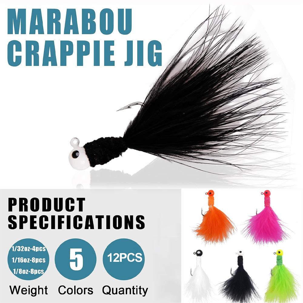 Lot de 12 têtes de jig pour la - Fishing Equipment Shop avis et prix
