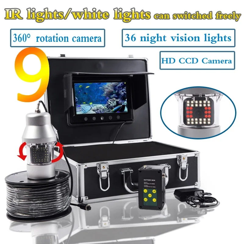 Détecteur de poisson F08A, cam - Underwater Fishing Camera avis et prix