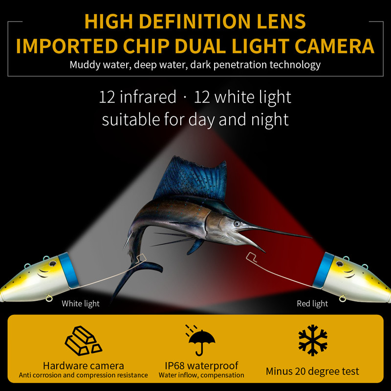 Nouvelle arrivée, caméra vidéo - Underwater Fishing Camera avis et prix