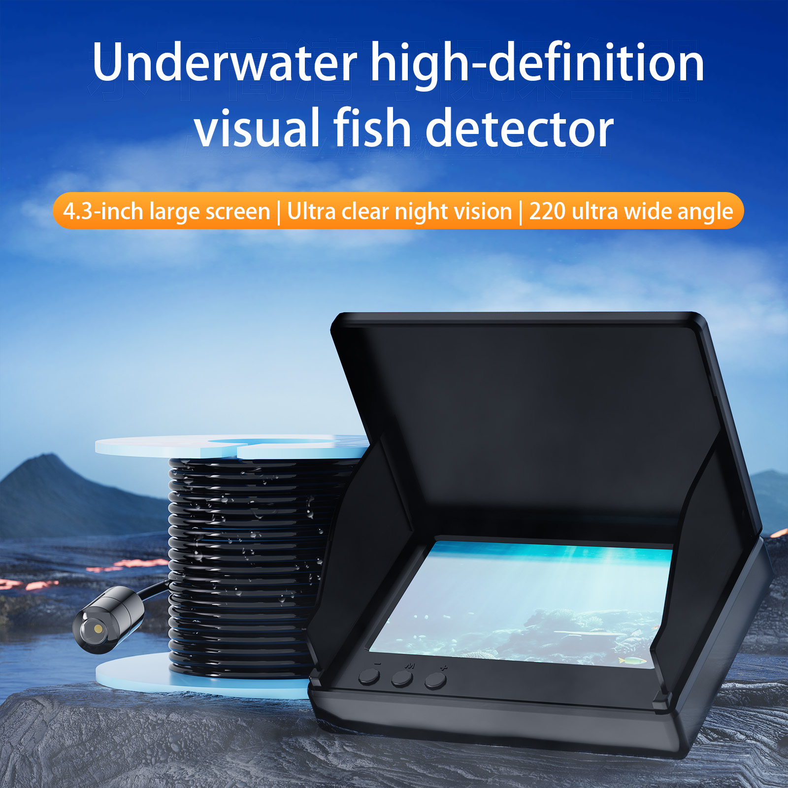 Caméra de pêche sous-marine 4, - Underwater Fishing Camera avis et prix