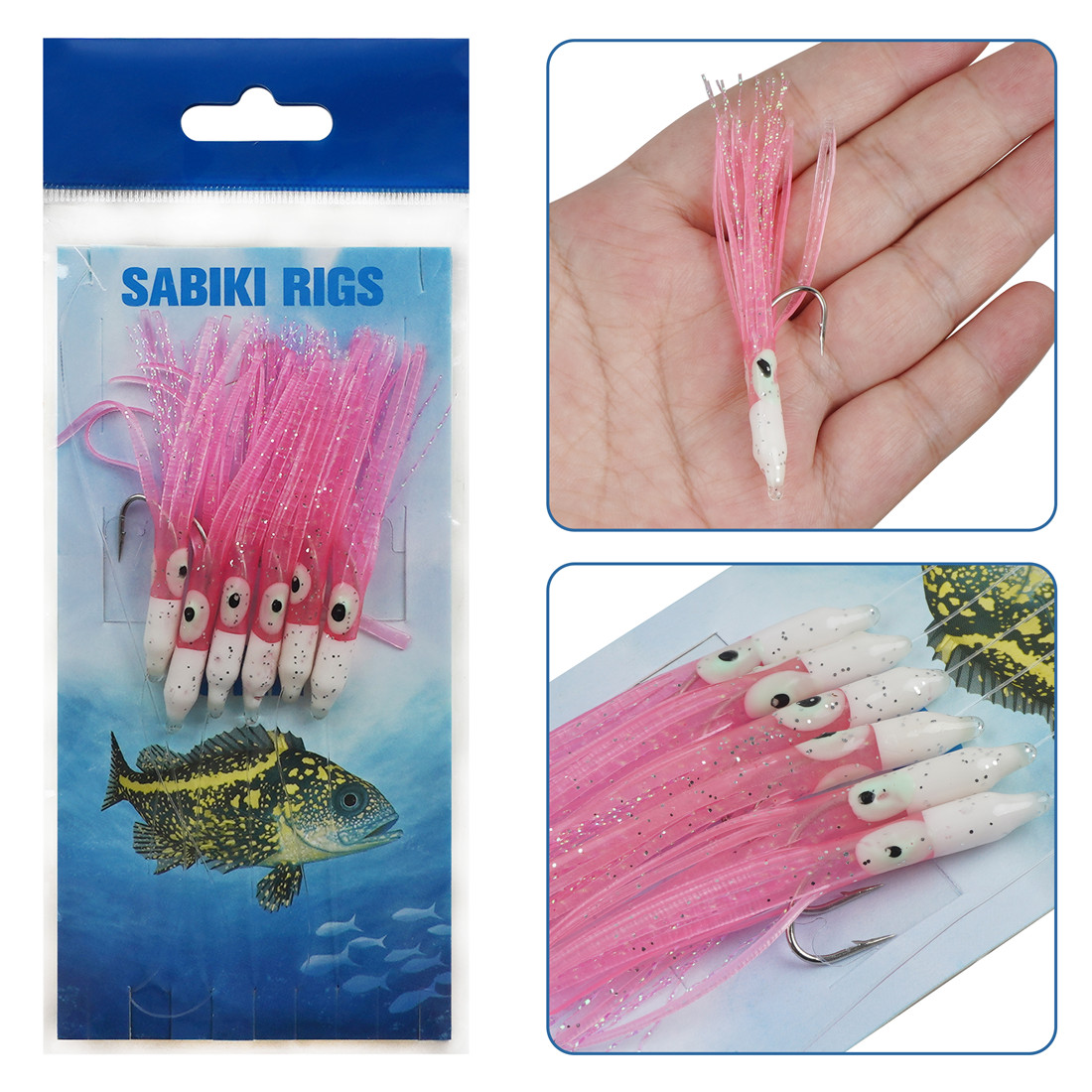 6 packs d'hameçons de pêche à  - Fishing Equipment Shop avis et prix