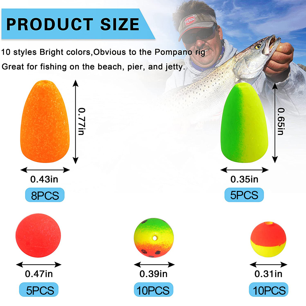 Pompano-Kit de perles flottant - Fishing Equipment Shop avis et prix