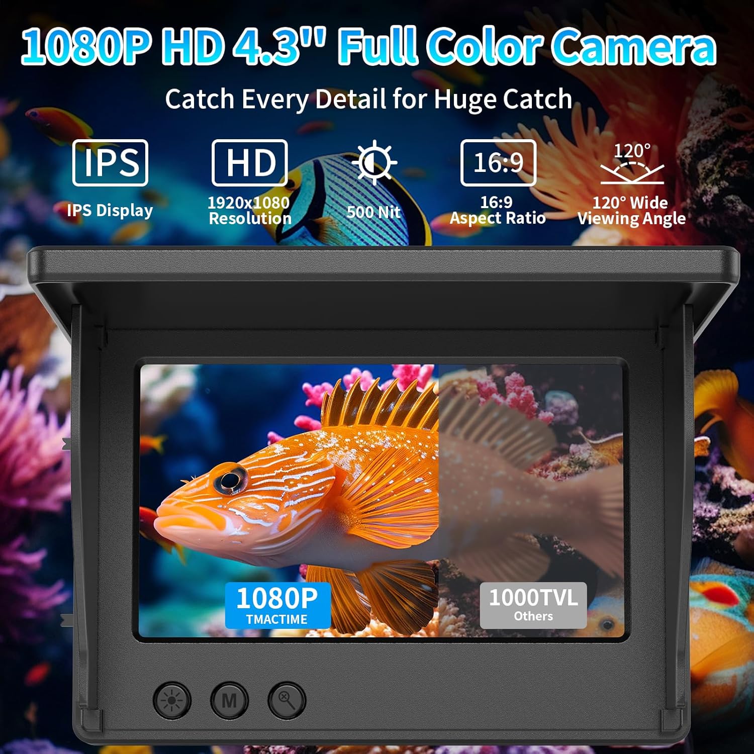 Caméra de pêche sous-marine av - Underwater Fishing Camera avis et prix