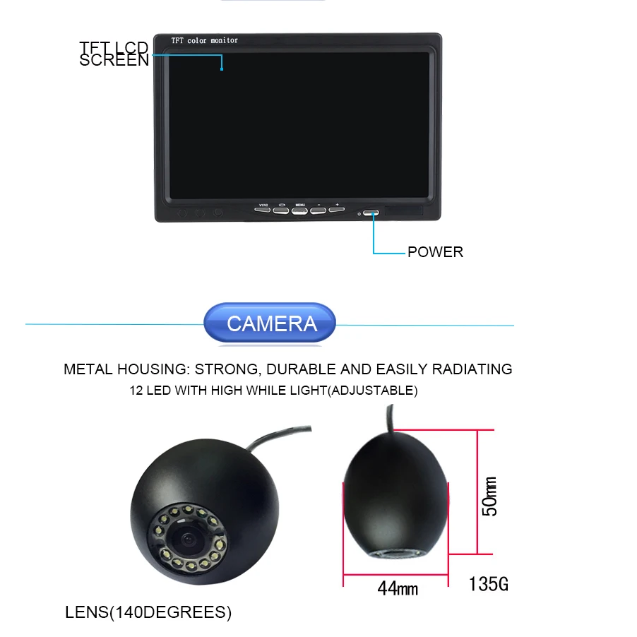 Kit de caméra de pêche sous-ma - Underwater Fishing Camera avis et prix